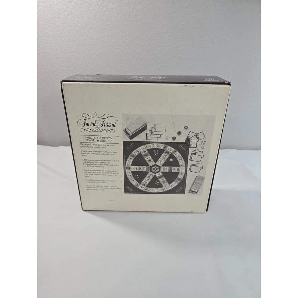 Trivial Pursuit Master Game Meridien Edition Travel & Leisure 1989 Complete